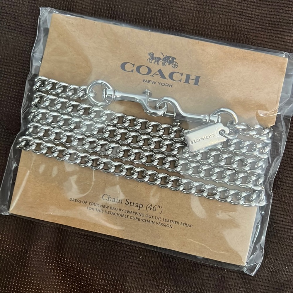 Coach chain strap